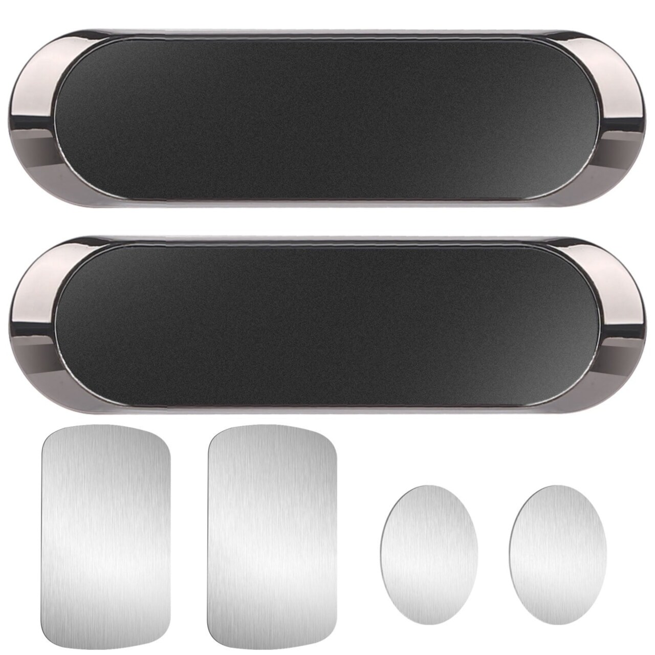 2 Pack Universal Magnetic Car Mounts Dashboard Magnet Phone Holder Stand Fit For Iphone Galaxy Ipad